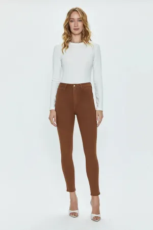 Aline High Rise Skinny | Coated Saddle