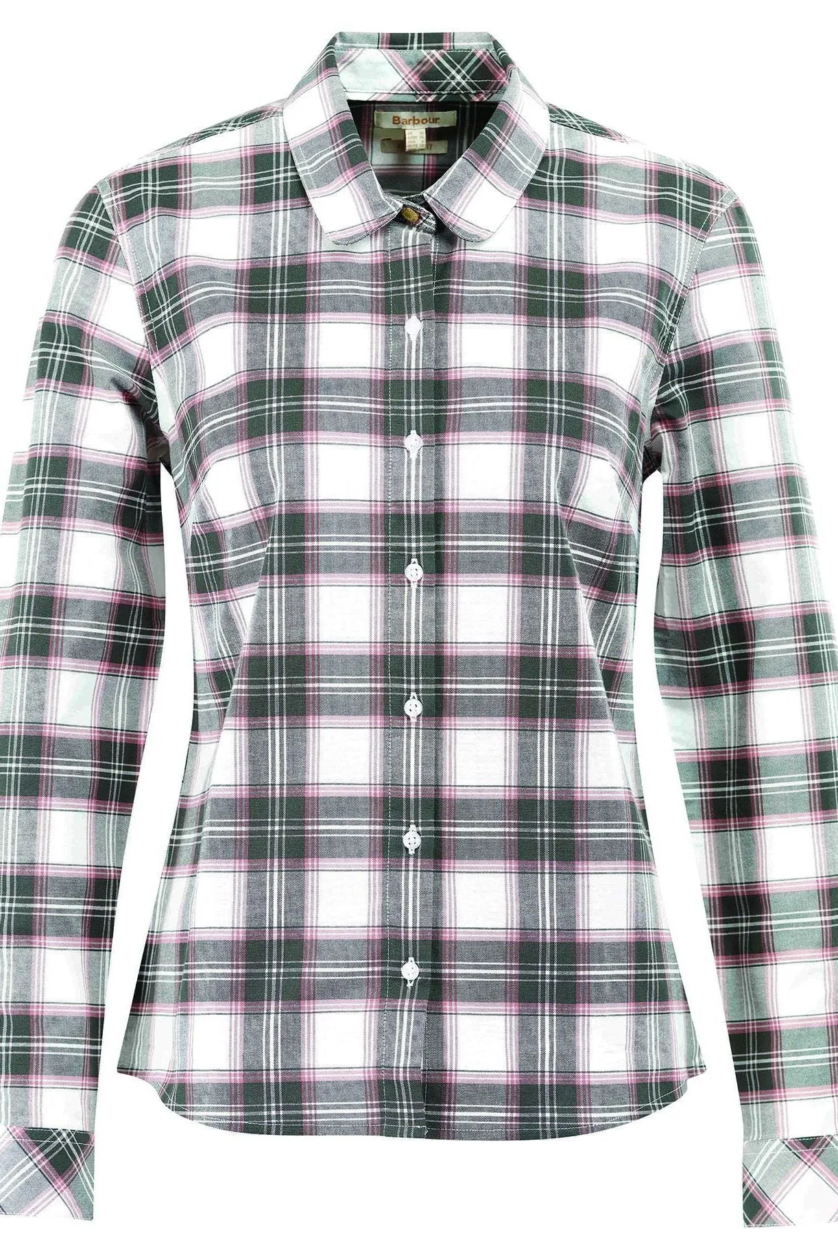 Barbour Ladies Shirt new Daphne in Cloud/Olive check LSH1540WH52