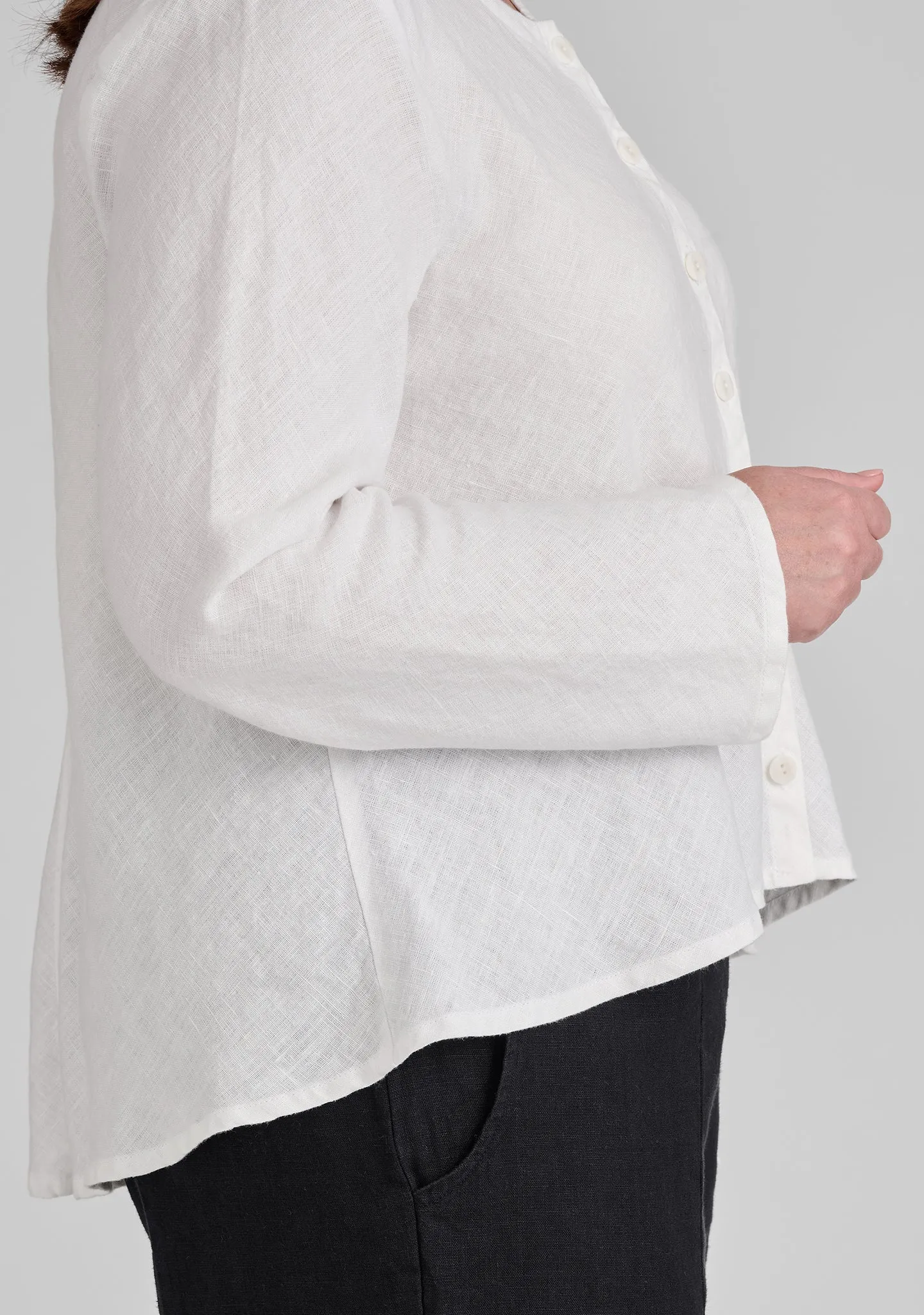 Beneficial Blouse - Linen Cardigan