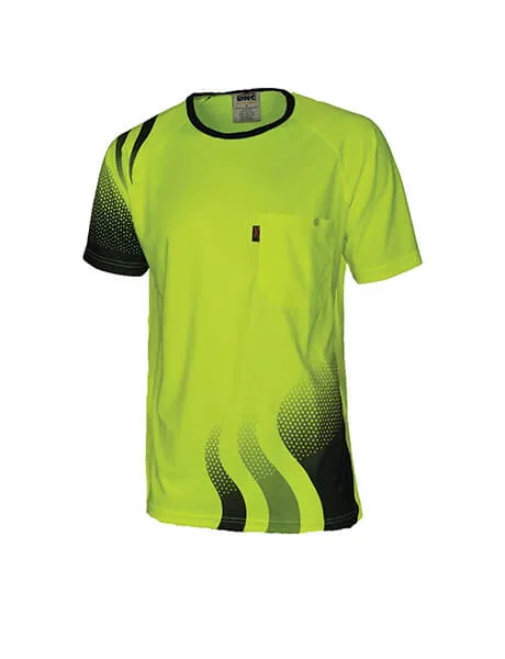 DNC Wave Hi Vis Sublimated Tee (3562)