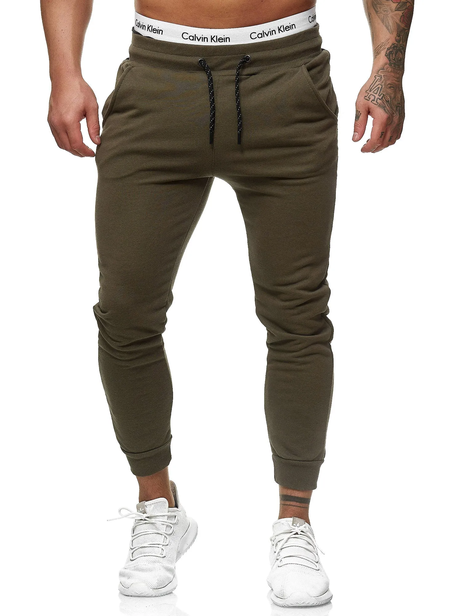 Doms Sweatpants Joggers - Army Green X0009C