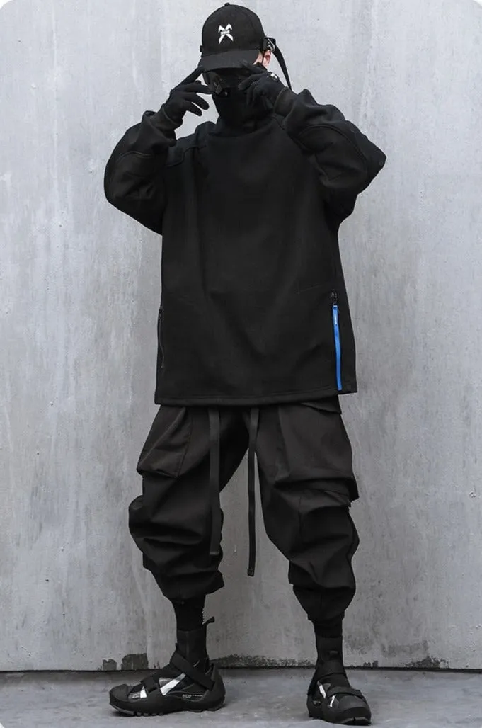 Extended Belt Strap Cargo Pants