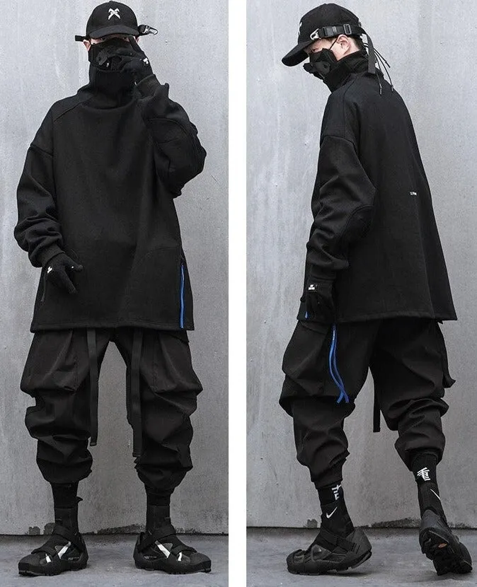 Extended Belt Strap Cargo Pants