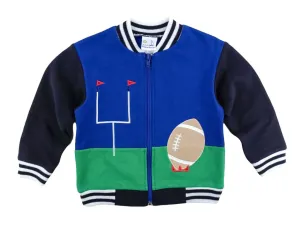 French Terry Jacket With Football