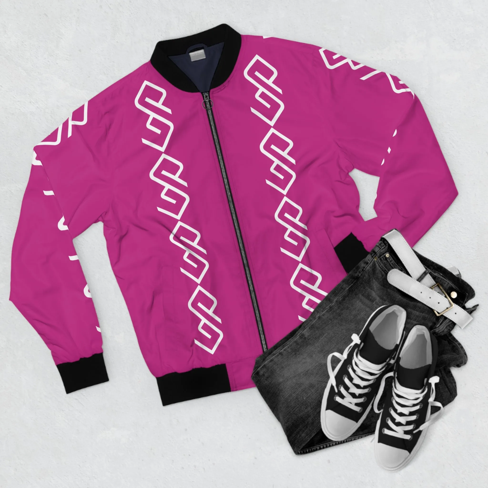 GYMPOLO Men's Bomber Jacket - Rose