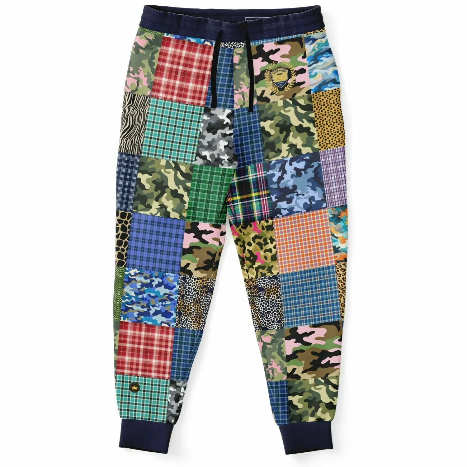 Hodgepodge Camo Plaid Animal Print Eco-Poly Unisex Joggers