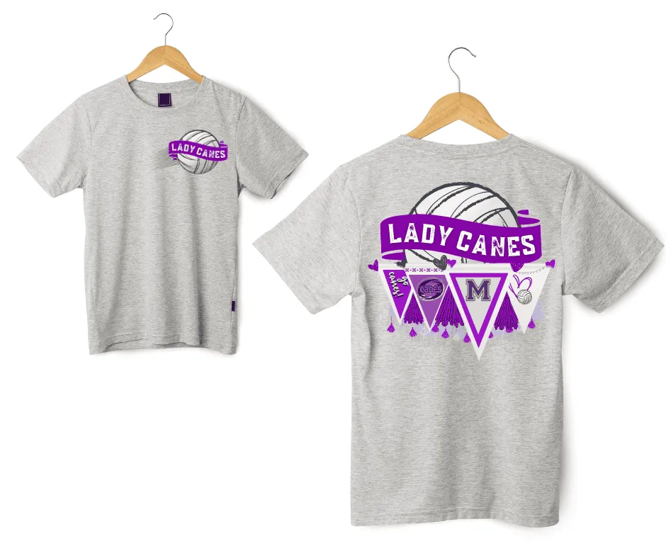 Lady Hurricanes Volleyball Tee