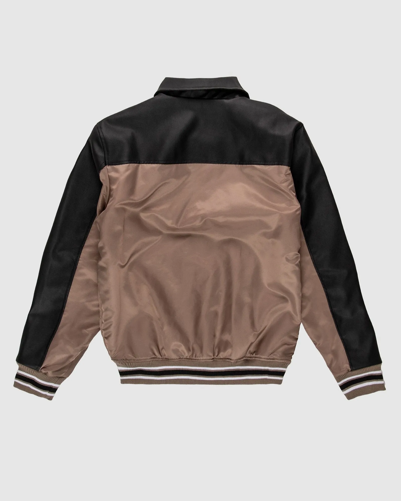 MEN'S LUX COLOR BLOCKED VARSITY JACKET