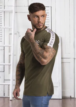 Piping T-Shirt - Olive