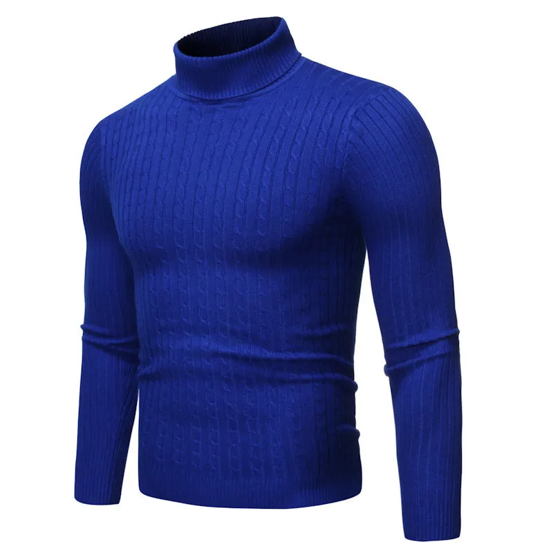 Plus Size Men's Clothing Men's Knitwear Autumn and Winter New High-necked Shirts men Sweaters