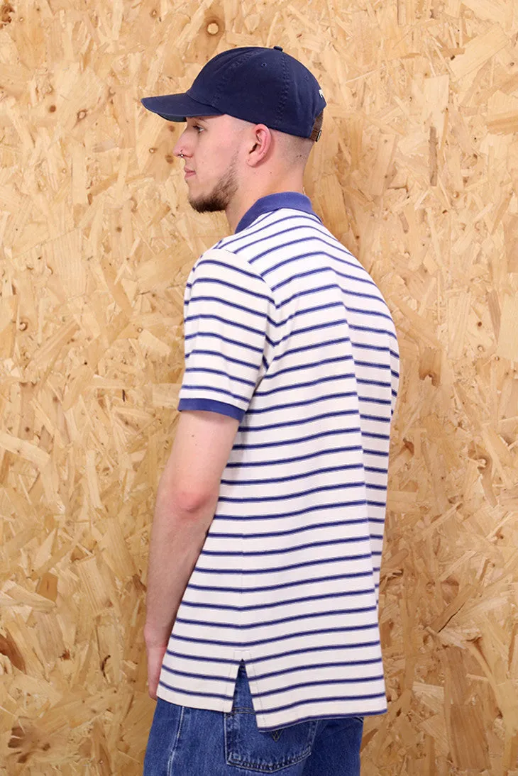 Ralph Lauren Blue Breton Striped Polo Shirt