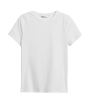 Refined Shrunken T-Shirt White