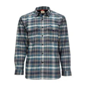 Simms Coldweather LS Shirt - Atlantis Steel Plaid