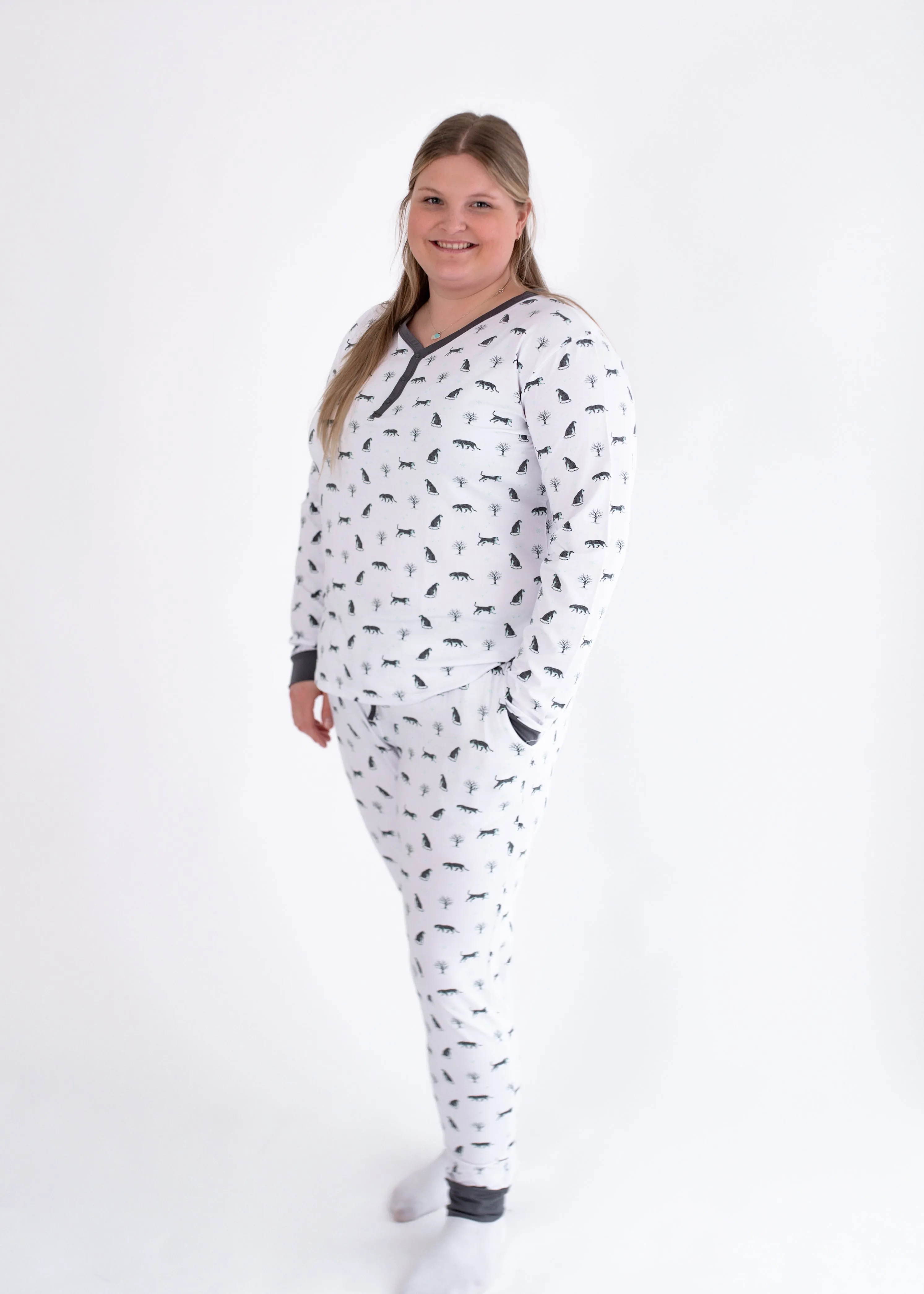 Snow Leopard | Tall Adult Joggers