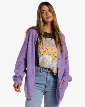 So Chill Cardigan - Lilac Breeze