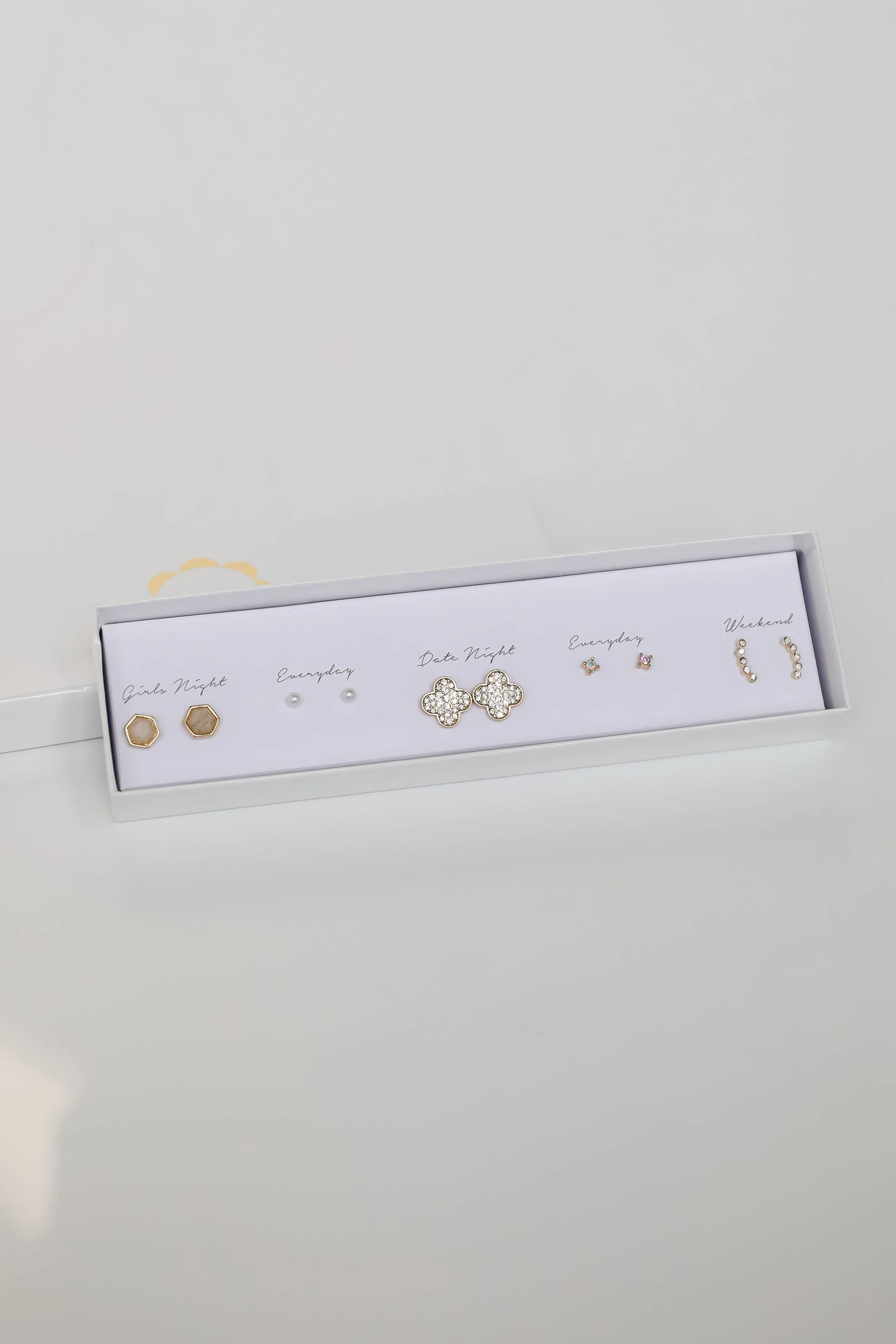 Tessa Gold Stud Earring Set