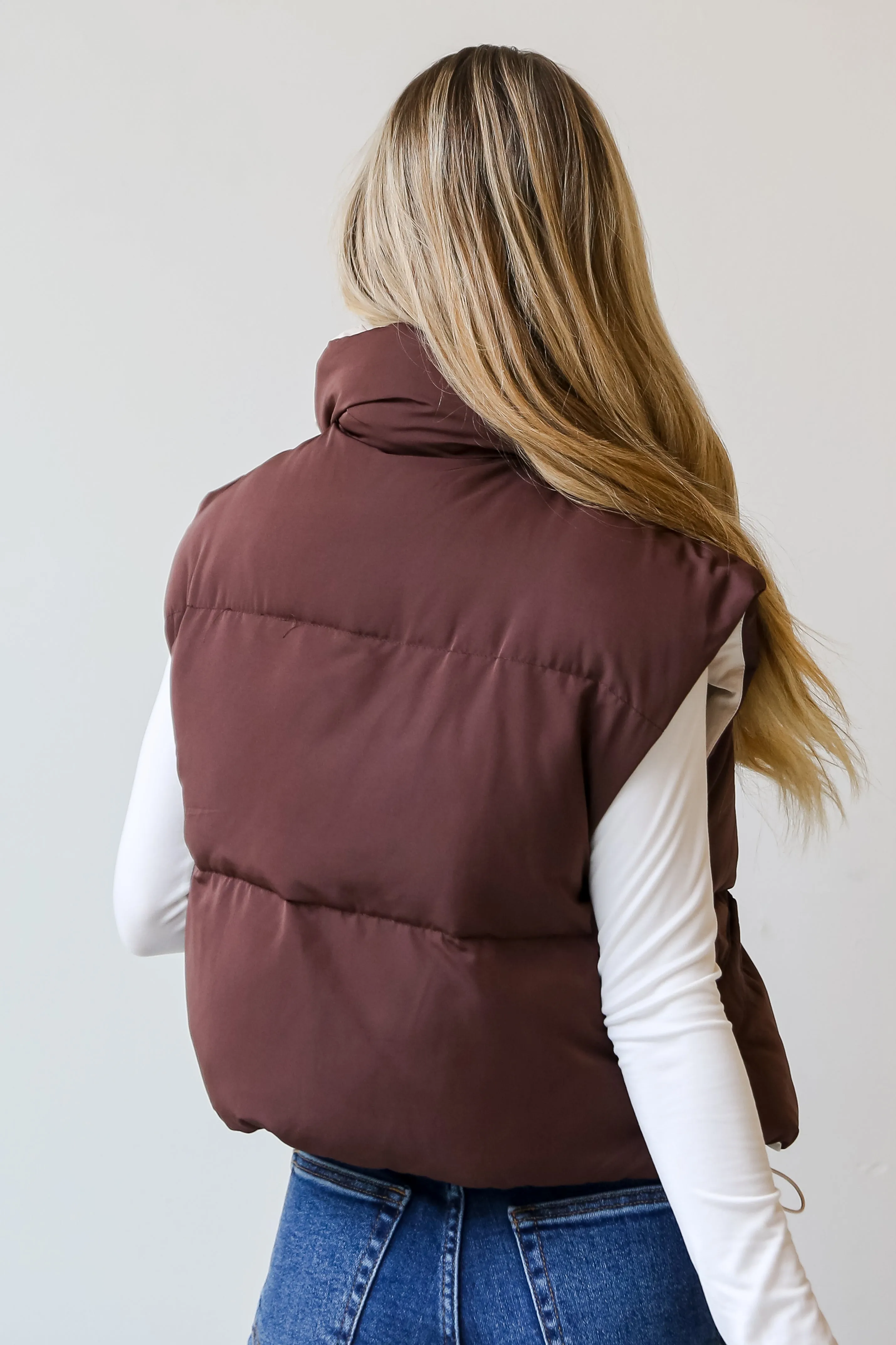 You'll See Brown Puffer Vest - DOORBUSTER